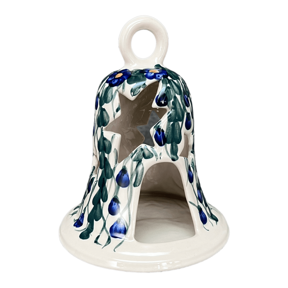 Luminary, Bell, Large, 7" in "Blue Cascade" by Andy | NDA138-A31