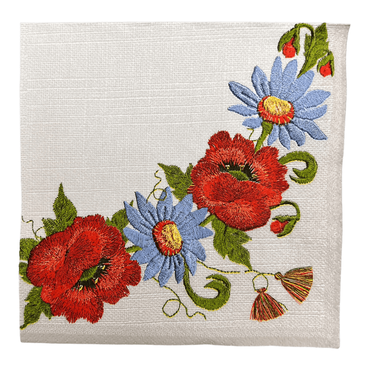 Dinner Napkins in "Poppies & Daises" by MAKI | NAPKIN-PAD