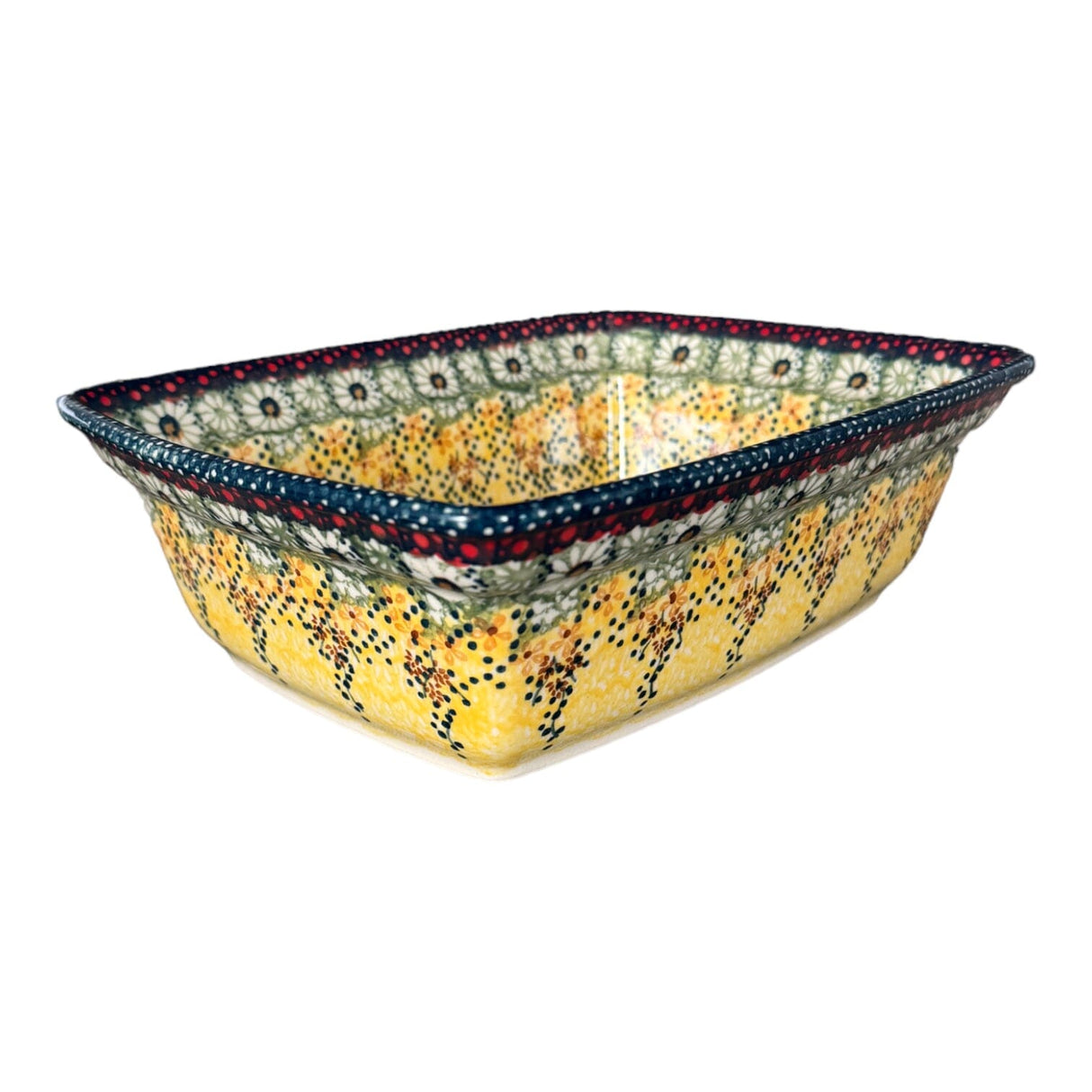 Casserole, Rectangular, Deep, 7.5" x 10" in "Sunshine Grotto" by Manufaktura | S105S-WK52