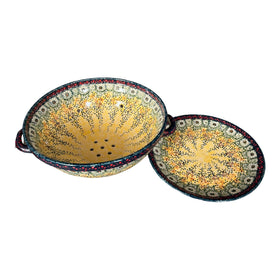 Polish Pottery Berry Bowl (Sunshine Grotto) | D038S-WK52 Additional Image at PolishPotteryOutlet.com