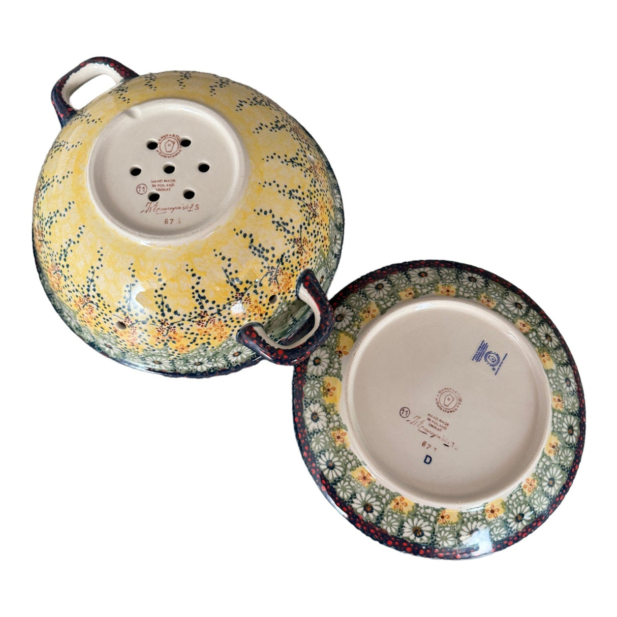 Bowl, Round, Berry Bowl, 9.75" in "Sunshine Grotto" by Manufaktura | D038S-WK52