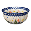 Polish Pottery 5.5" Bowl (Festive Forest) | M083U-INS6 at PolishPotteryOutlet.com