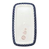 Butter Dish, American, 4" x 7.5" in "Festive Forest" by Manufaktura | M074U-INS6