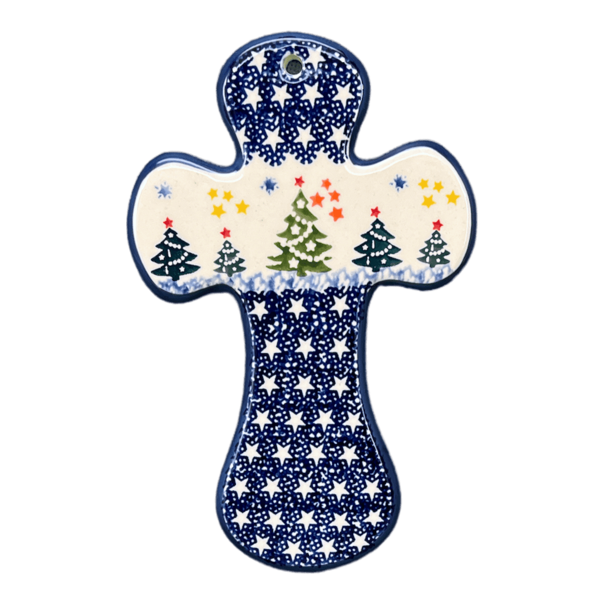 Cross, 7" in "Festive Forest" by Manufaktura | K062U-INS6