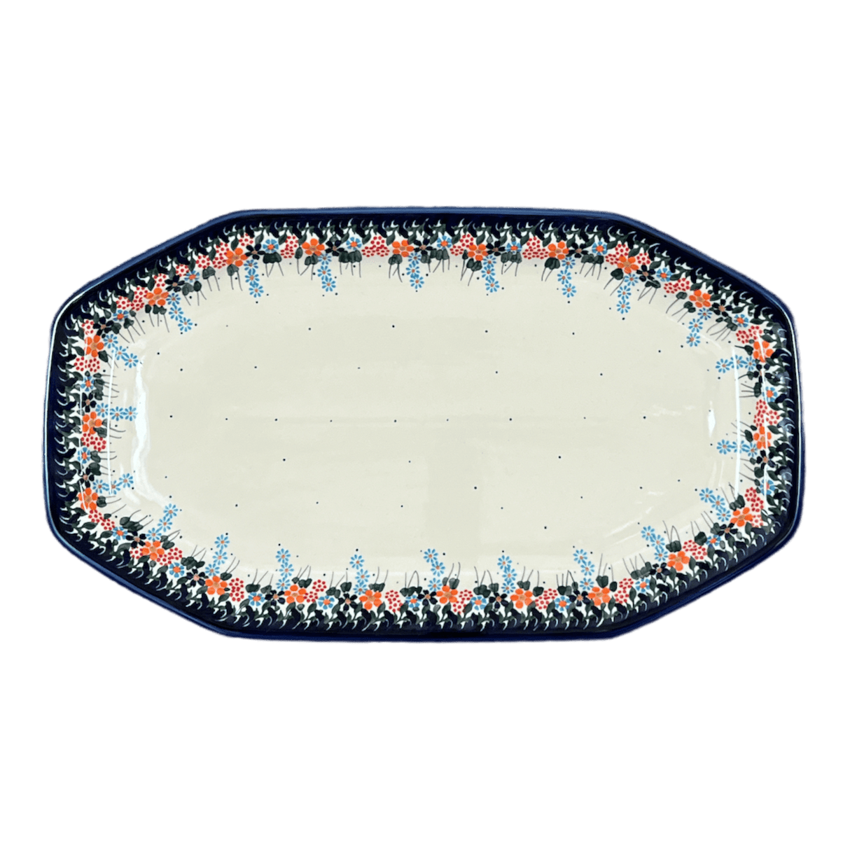 Tray, Angular, 10.5" x 18.5" in "Fall Wildflowers" by Andy | NDA333-23