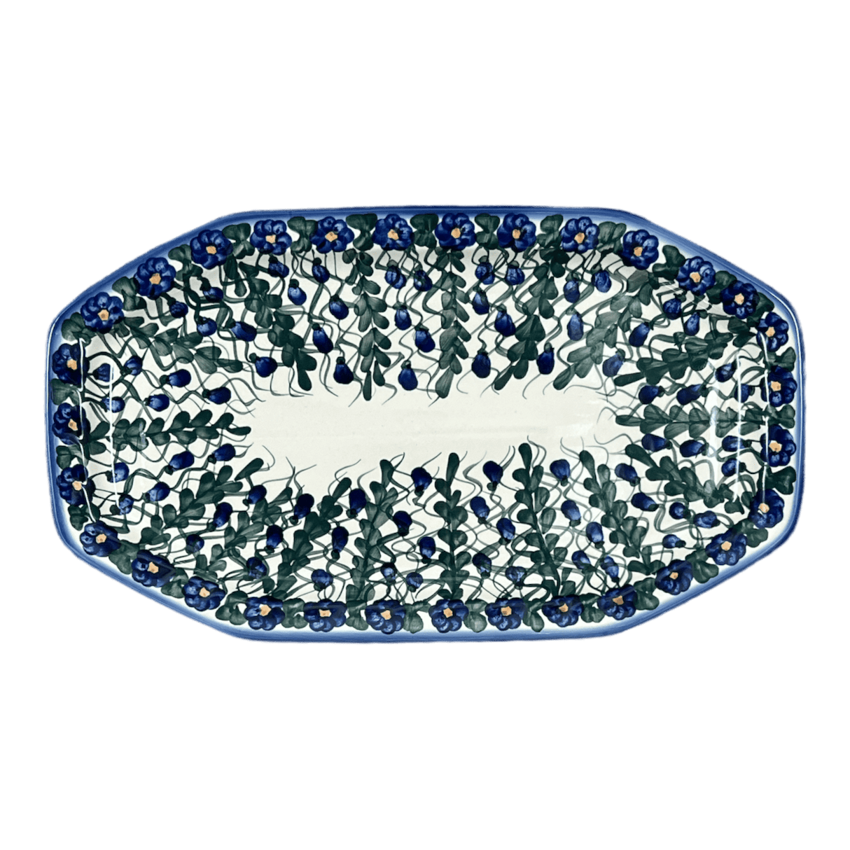 Tray, Angular, 10.5" x 18.5" in "Blue Cascade" by Andy | NDA333-A31