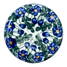 Polish Pottery Butter Crock (Blue Cascade) | NDA344-A31 Additional Image at PolishPotteryOutlet.com