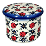 Butter Crock, 3.25" x 4.25" in "Lovely Ladybugs" by Andy | NDA344-18