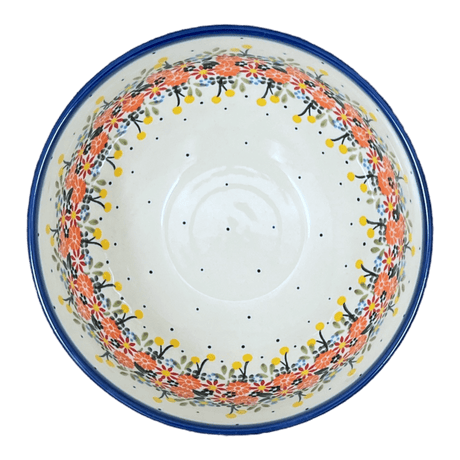 Bowl, Round, Deep, 9" in "Bright Bouquet" by Andy | NDA194-A55