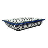 Rectangular Baking Dish, 10.25" x 12.5" in "Blue Lattice" by Andy | NDA264-6