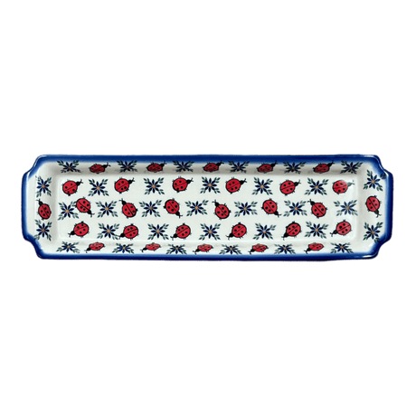 Tray, Rectangular, 16" x 4.5" in "Lovely Ladybugs" by Andy | NDA203-18