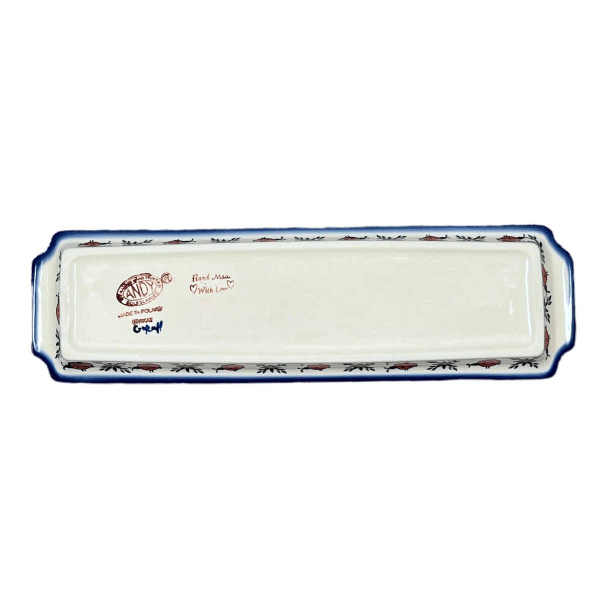 Tray, Rectangular, 16" x 4.5" in "Lovely Ladybugs" by Andy | NDA203-18