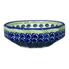 Polish Pottery Multangular Bowl (Floral Fans) | M058S-P314 at PolishPotteryOutlet.com