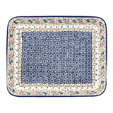 Baker, Rectangular, Shallow 10" x 13" in "Wildflower Delight" by Manufaktura | P105S-P273