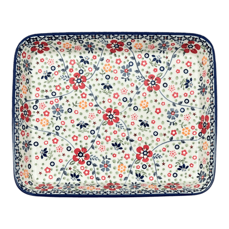 Baker, Rectangular, 10" x 13" in "Full Bloom" by Manufaktura | P105S-EO34