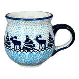 Mug, Belly Mug, 10 oz Medium in "Peaceful Season" by Manufaktura | K090T-JG24