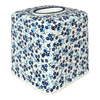 Polish Pottery Tissue Box Cover (Scattered Blues) | O003S-AS45 at PolishPotteryOutlet.com