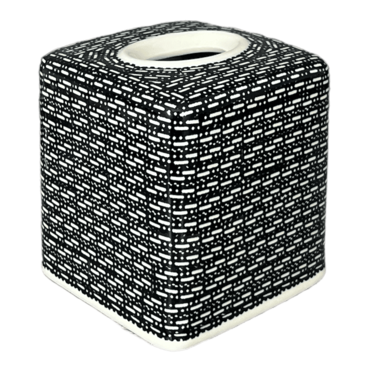 Tissue Box Cover, 6" x 6" in "Metro" by Manufaktura | O003T-WCZM