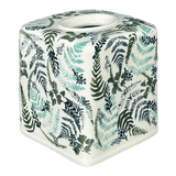 Tissue Box Cover, 6" x 6" in "Scattered Ferns" by Manufaktura | O003S-GZ39