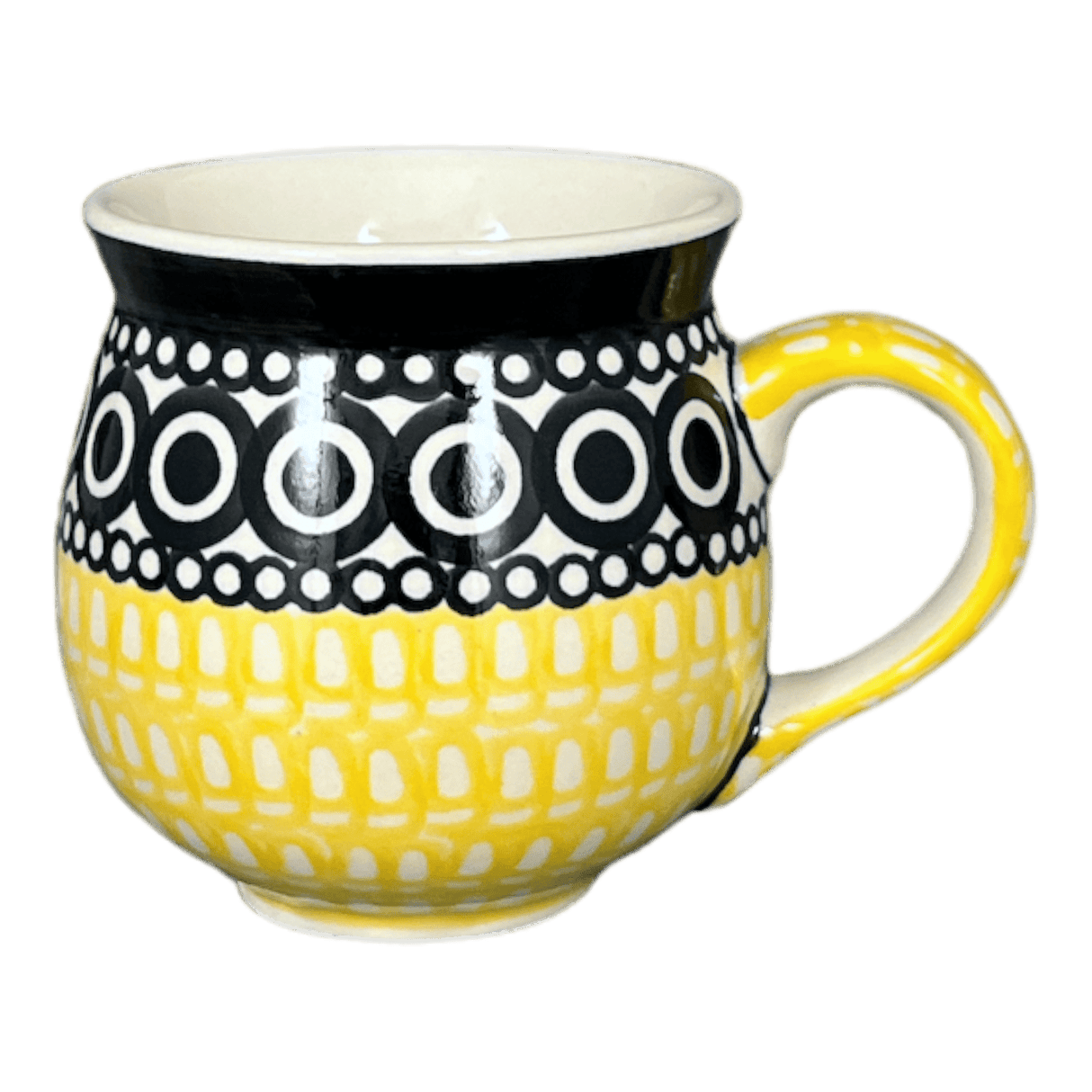 Mug, Belly Mug, 10oz Medium in "Night Owl" by Manufaktura | K090M-13ZO