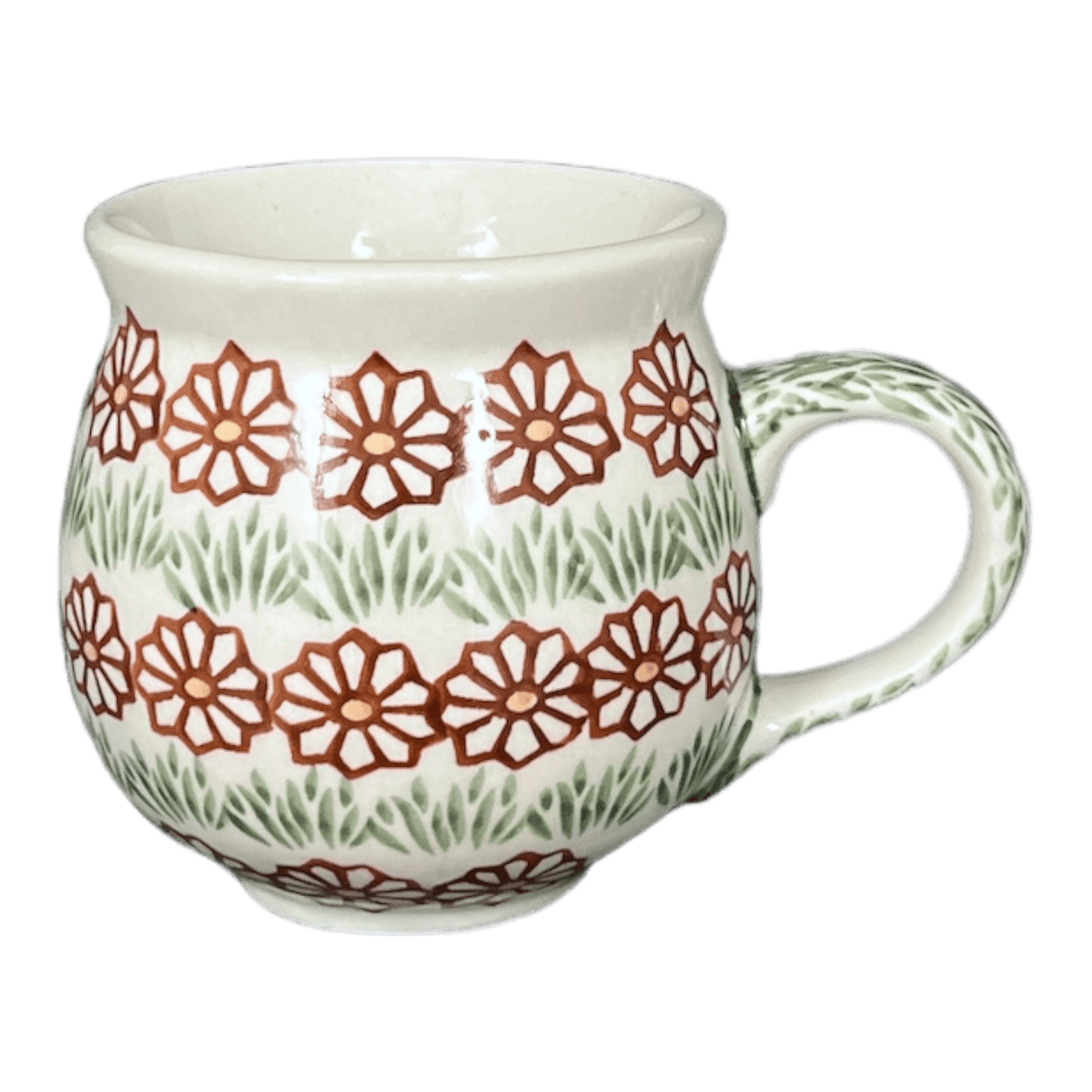 Mug, Belly Mug, 10oz Medium in "Prairie Garden" by Manufaktura | K090T-DPST