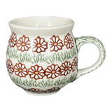 Mug, Belly Mug, 10oz Medium in "Prairie Garden" by Manufaktura | K090T-DPST