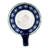 Mug, Belly Mug, 10 oz Medium in "Starry Wreath" by Manufaktura | K090T-PZG