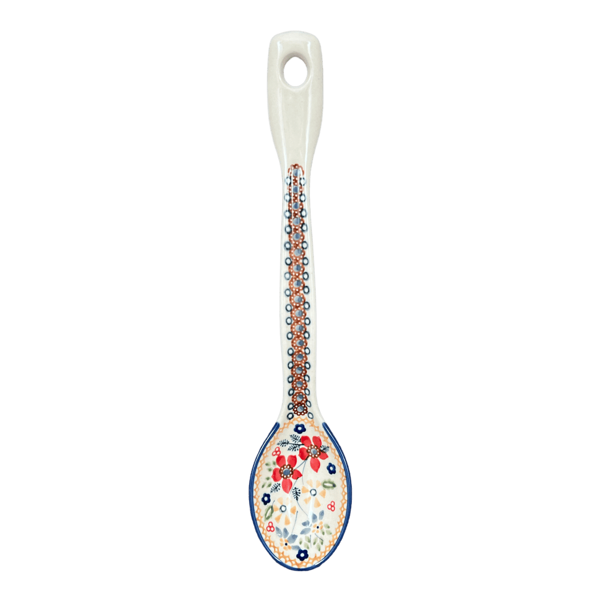 Spoon, Stirring Spoon, 12" in "Ruby Duet" by Manufaktura | L008S-DPLC