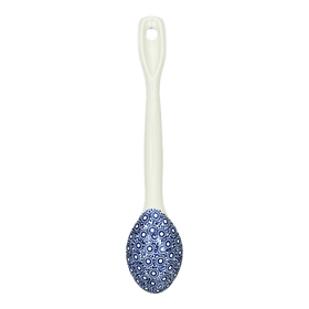 Polish Pottery Stirring Spoon (Ruby Duet) | L008S-DPLC Additional Image at PolishPotteryOutlet.com