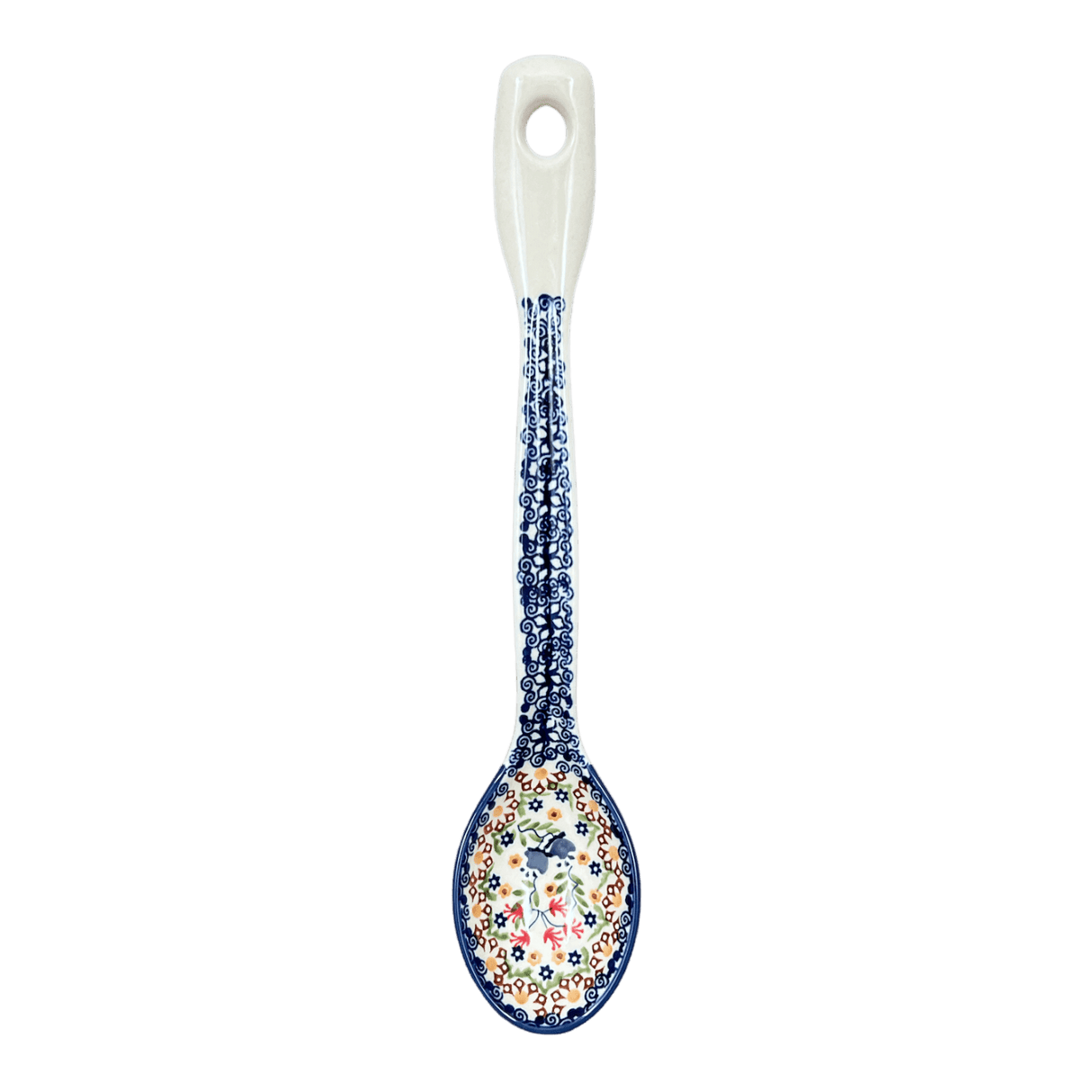 Spoon, Stirring Spoon, 12" in "Wildflower Delight" by Manufaktura | L008S-P273