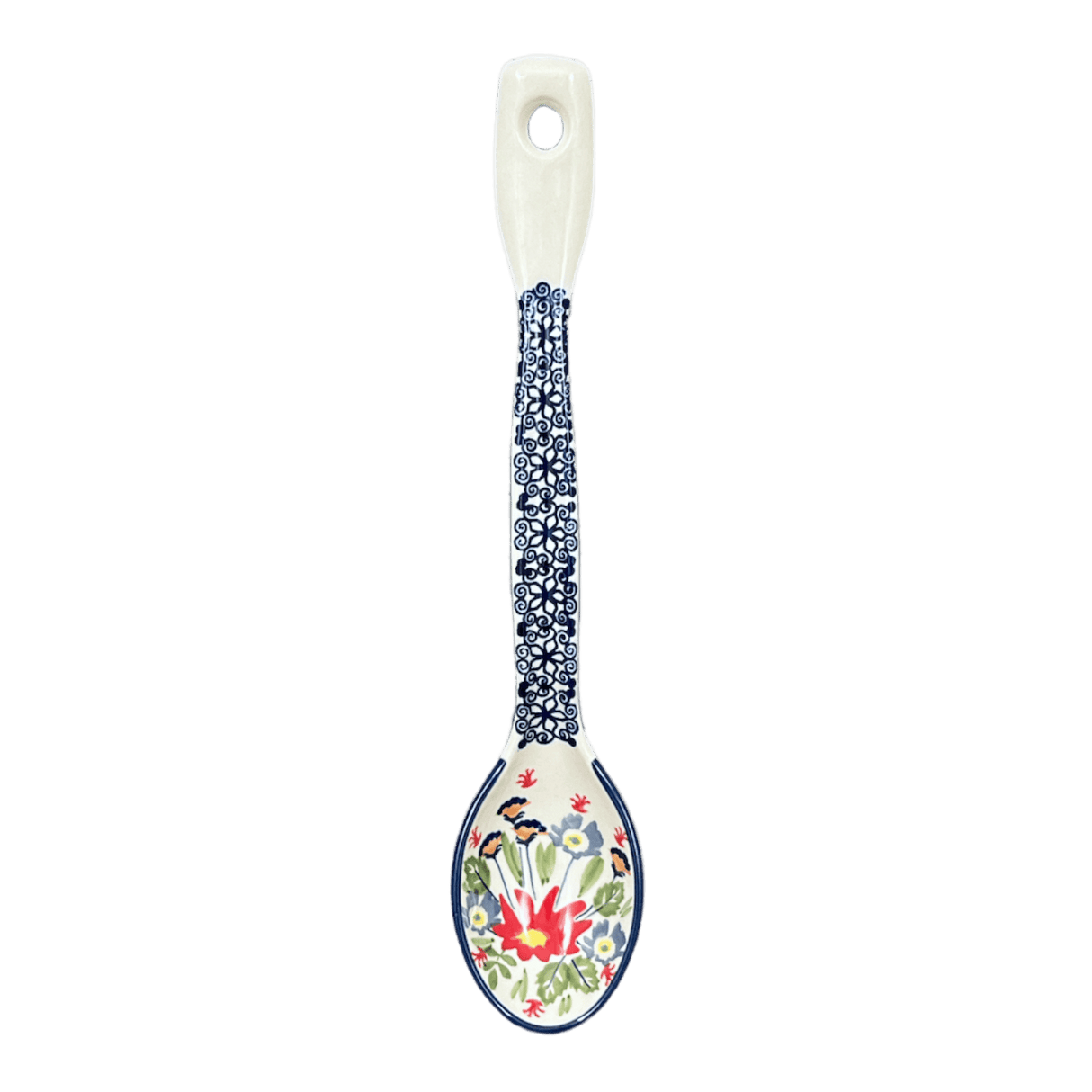 Spoon, Stirring Spoon, 12" in "Floral Fantasy" by Manufaktura | L008S-P260