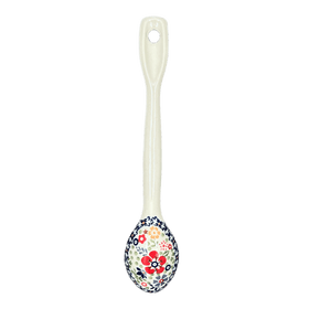 Polish Pottery Stirring Spoon (Full Bloom) | L008S-EO34 Additional Image at PolishPotteryOutlet.com