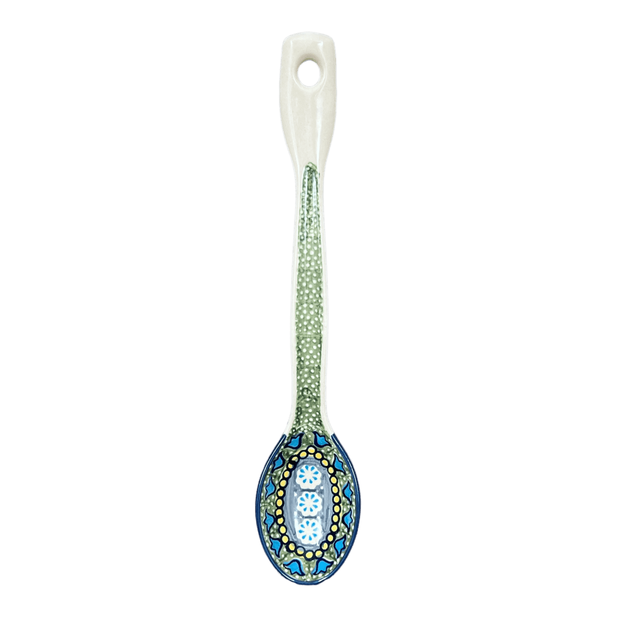 Spoon, Stirring Spoon, 12" in "Blue Bells" by Manufaktura | L008S-KLDN