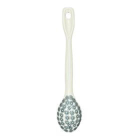Polish Pottery Stirring Spoon (Pine Forest) | L008S-PS29 Additional Image at PolishPotteryOutlet.com