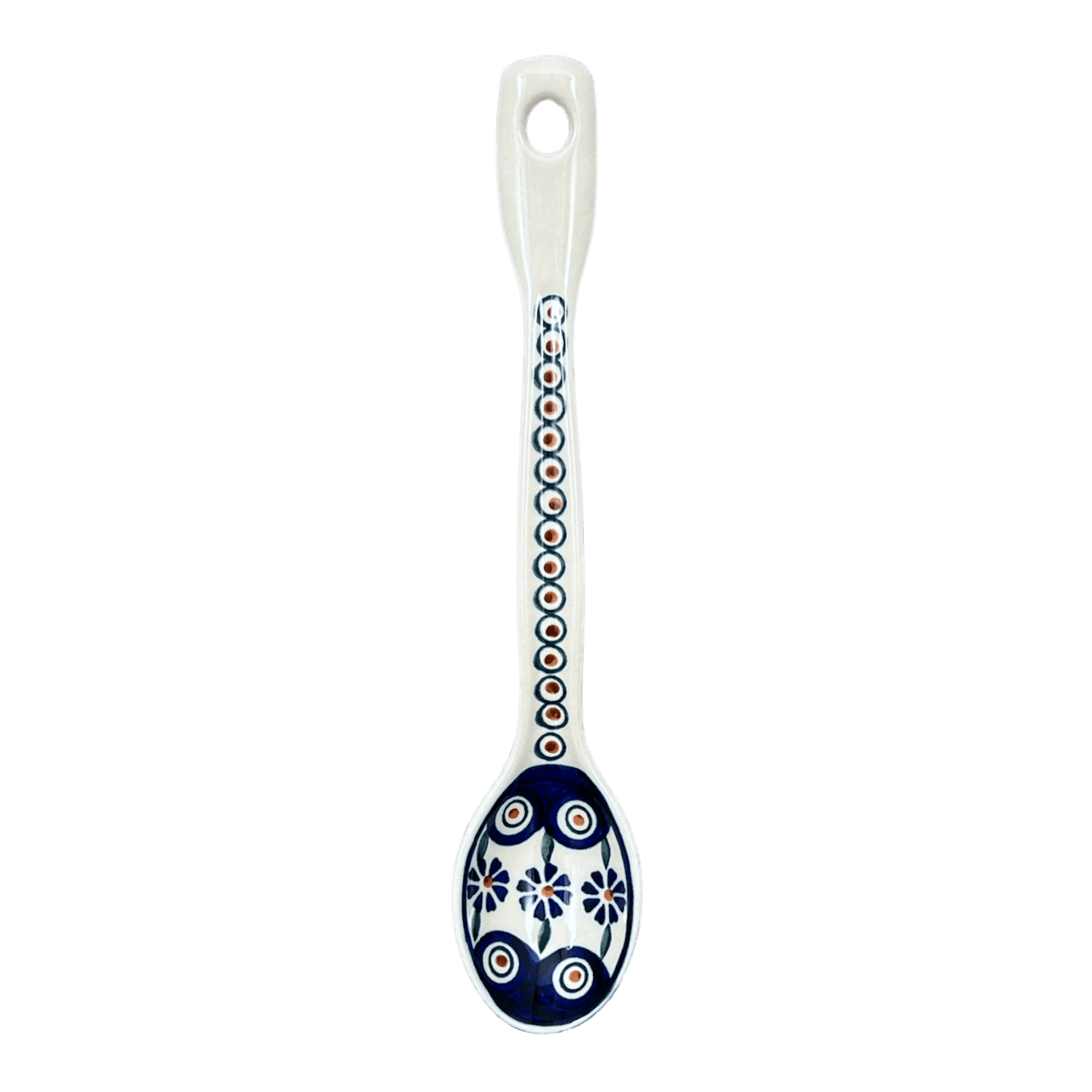 Spoon, Stirring Spoon, 12" in "Floral Peacock" by Manufaktura | L008T-54KK