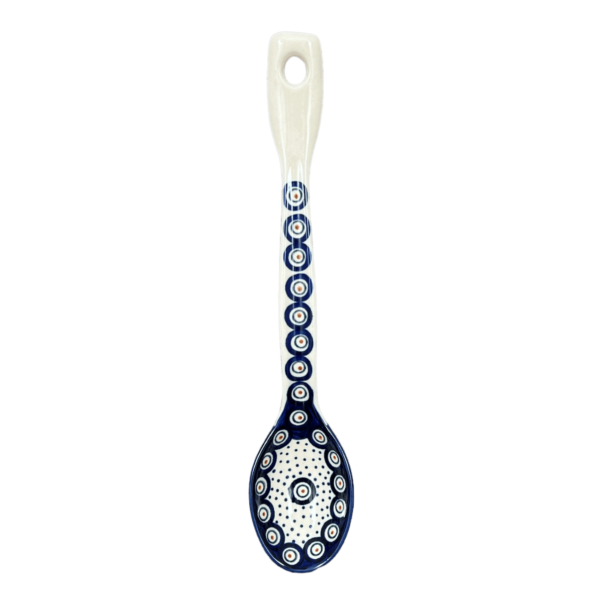 Spoon, Stirring Spoon, 12" in "Peacock Dot" by Manufaktura | L008U-54K