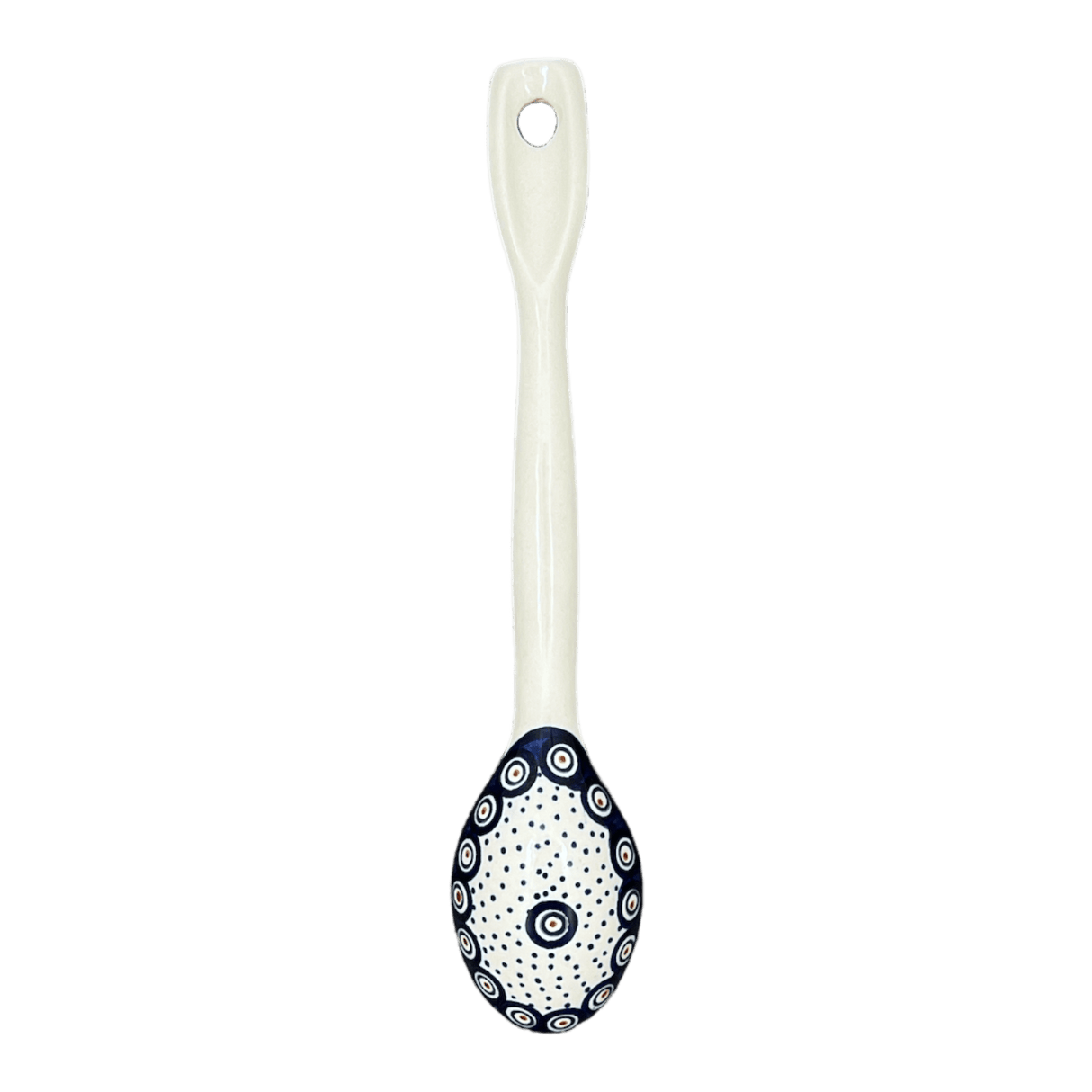 Spoon, Stirring Spoon, 12" in "Peacock Dot" by Manufaktura | L008U-54K