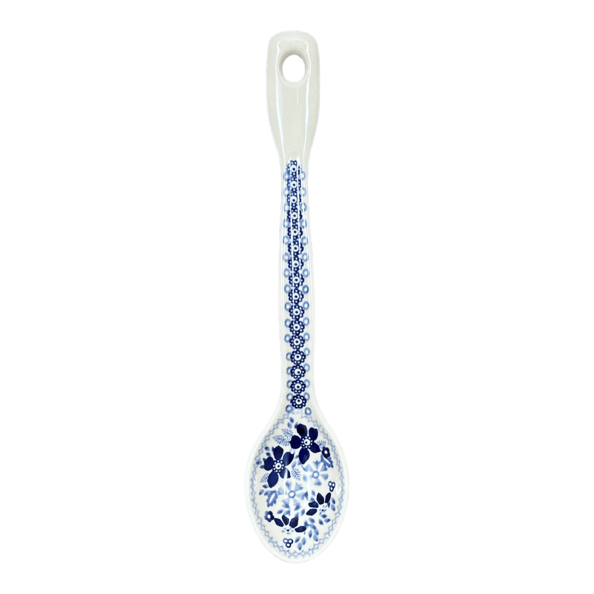 Spoon, Stirring Spoon, 12" in "Duet in Blue" by Manufaktura | L008S-SB01