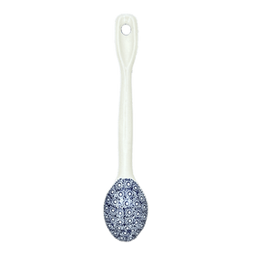 Polish Pottery Stirring Spoon (Duet in Blue) | L008S-SB01 Additional Image at PolishPotteryOutlet.com