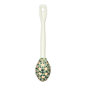 Polish Pottery Stirring Spoon (Perennial Garden) | L008S-LM Additional Image at PolishPotteryOutlet.com
