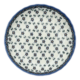 Bowl, Round, Shallow, 12.5" in "Blue Lattice" by Andy | NDA199-6