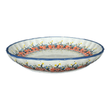 Bowl, Round, Shallow, 12.5" in "Bright Bouquet" by Andy | NDA199-A55