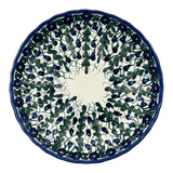 Bowl, Round, Shallow, 12.5" in "Blue Cascade" by Andy | NDA199-A31