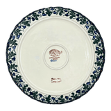 Bowl, Round, Shallow, 12.5" in "Blue Cascade" by Andy | NDA199-A31