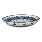 Bowl, Round, Shallow, 12.5" in "Butterfly Blues" by Andy | NDA199-17