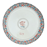 Bowl, Round, Shallow, 12.5" in "Meadow in Bloom" by Andy | NDA199-A54