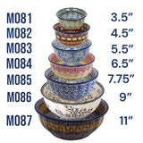 Bowl, Round, 5.5" in "Butterflies in Flight" by Manufaktura | M083S-WKM