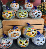 Decorative Pumpkin, 4.5" in "Mushroom Meadow" by Galia | GAD45-ULA3