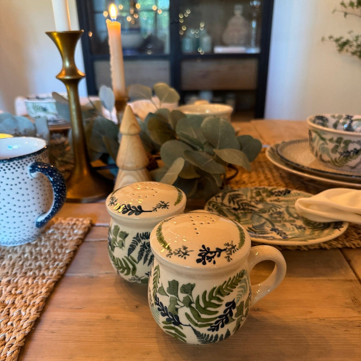 Salt & Pepper, Mug, 4" in "Autumn Harvest" by Manufaktura | S138S-LB