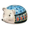 Polish Pottery Hedgehog Bank (Providence) | S005S-WKON at PolishPotteryOutlet.com